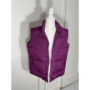 Cabela's purple down filled Puffer Vest